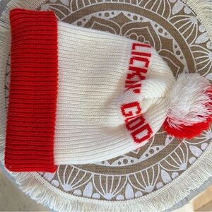 KFC Vintage RARE "It's finger Licking Good" Toque Red & White UNISEX
